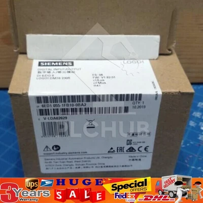 New Siemens 6ED1 055-1FB10-0BA2 6ED1055-1FB10-0BA2 LOGO DM16 230R expansion - Image 1 of 4