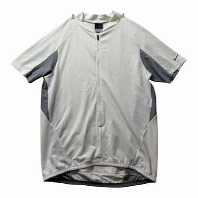 Vintage Nike Sphere Dry 3/4 Zip White Cycling Jersey Men’s Size XL - Image 1 of 4