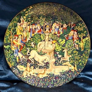 Haviland Limoges Hunt of the Unicorn 1973 Plate #3 La Chasse La Licorne In Box - Picture 1 of 4