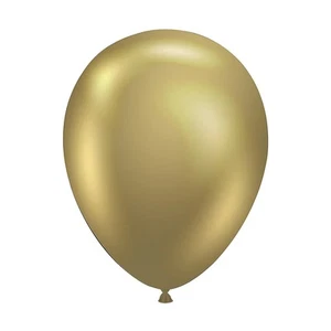 Fun Express Tuftex Matte Golden 5" Natural Latex Balloons, Bulk 50 Pcs. - Picture 1 of 1