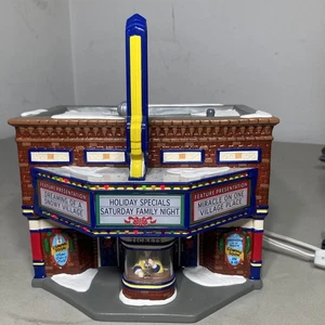 Department 56 Cinema 56 The Original Snow Village No Box 54978 WORKS! - Picture 1 of 7