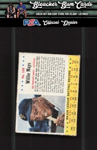 1963 Post Cereal 106 Willie Mays Creased - Picture 1 of 2