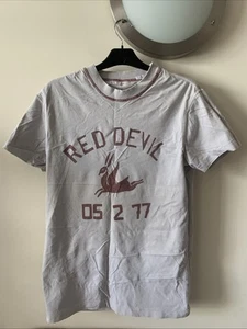 Paul Smith T-Shirt RED DEVIL / RED EAR MEDIUM RARE 46cm pit to pit - Picture 1 of 3