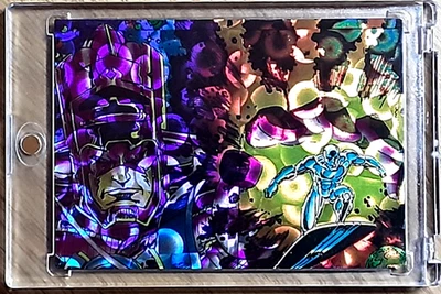 1992 Marvel Silver Surfer Prisma Karte 5 COSMIC ENERGY. - Bild 1 von 3