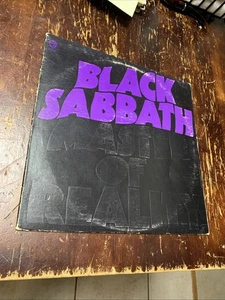 Black Sabbath - Master Of Reality - Vintage Vinyl Record LP Album - Foto 1 di 24