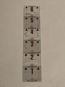 Warhammer 40k Transparent Ruler Citadel Accessory 6 inches Lot of 1 PRB - Picture 1 of 2