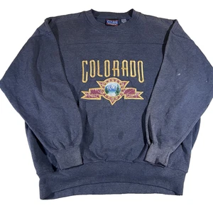Vintage Colorado Crable Sportswear Crewneck Pullover Sweatshirt Size Large - Picture 1 of 10