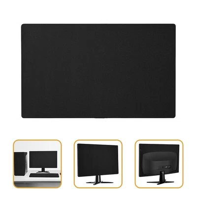  Custodia per computer custodia per laptop protezione antipolvere monitor nera cover desktop - Immagine 1 di 4