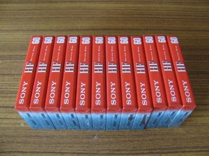 Sony HF60 60 Minute Type I Normal Bias Blank Recording Cassette Tapes 12pc NEW - Picture 1 of 8
