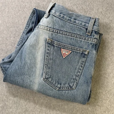 Vintage 1990s Guess USA Jeans – 32×30 Light Wash Straight‑Leg – Men’s / Unisex - Image 1 of 4