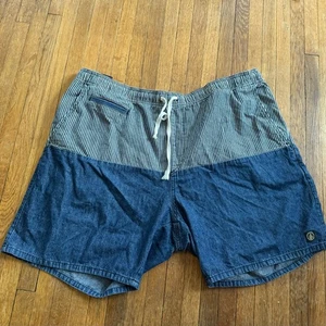 Volcom men’s color block striped Shorts - Picture 1 of 9