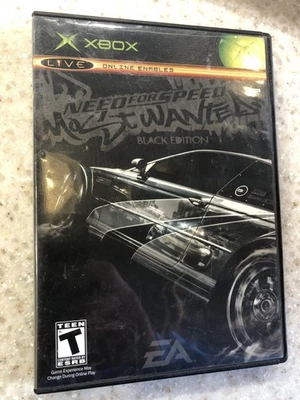 NEED FOR SPEED MOST WANTED BLACK EDITION ORIGINAL XBOX X-BOX GAME COMPLETE - Image 1 of 2