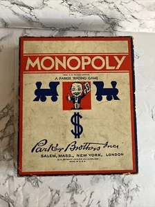 DE COLECCIÓN MONOPLY PARKER BROTHERS 1936 Salem, masa sin tablero - Imagen 1 de 7