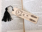 Wood-Burnt Bookmarks, Done By Hand, Hand-Made Tassels (Goth, Skulls, Witch, Moon