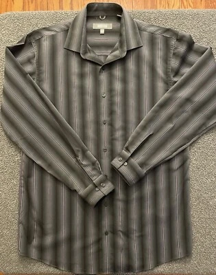 Kenneth Cole Reaction Shirt Mens Long Sleeve Button 15 1/2 34-35 - Image 1 of 4