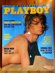 Australian " PLAYBOY " Vintage Magazine  - 12/1986 -