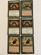 6 Mtg Green Nm/Lp 3x Carapace Forger/ 2x Cartographer/ Canopy Spider