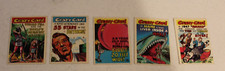 5 1961 Topps Crazy Cards 18 23 28 35 52 Man Lived Inside a Whale +++ HTF RARE