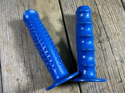 OLD SCHOOL BMX MX MOTOCROSS BICYCLE FITTED GRIPS OLDSCHOOL BMX MX NOS WAFFLE NEW - Image 1 of 4