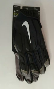 Guantes de fútbol americano NIKE D Tack 6.0 negros blancos acolchados liniero NUEVOS para hombre 3XL - Imagen 1 de 3