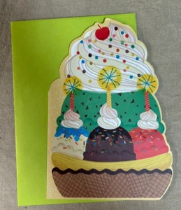 Glückwunschkarte Happy Birthday mit Umschlag ~ Kind - Bild 1 von 2