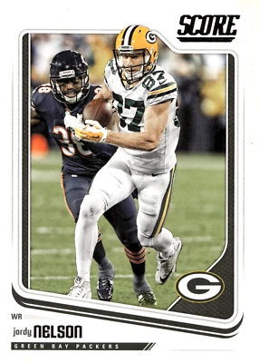 2018 Score Football Jordy Nelson #115 Packers - Image 1 of 2
