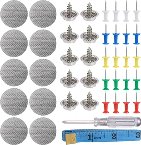 65Pcs Kit Riparazione Cielo Auto, Riparazione Automobilistica Rivetti Pulsante D - Foto 1 di 12