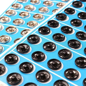 30 METAL SEW-ON SNAP FASTENERS POPPERS HUGE PRESS STUDS DIfferent sizes - Picture 1 of 13