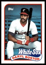1989 Topps Daryl Boston Chicago White Sox #633