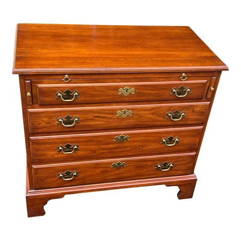 Mid 20th Century Henkel Harris Brown Wood Bachelors Chest Virginia Galleries Cover