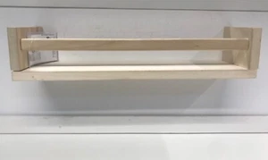 2 X IKEA BEKVAM WOODEN SPICE JAR RACK Wall Mounted Storage Shelf,Lowest price, - Picture 1 of 5