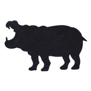 Pochoir hippopotame réutilisable. Stencil hippopotamus hippo reusable - Picture 1 of 1