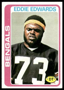 1978 Topps #374 Eddie Edwards RC Cincinnati Bengals - Picture 1 of 2