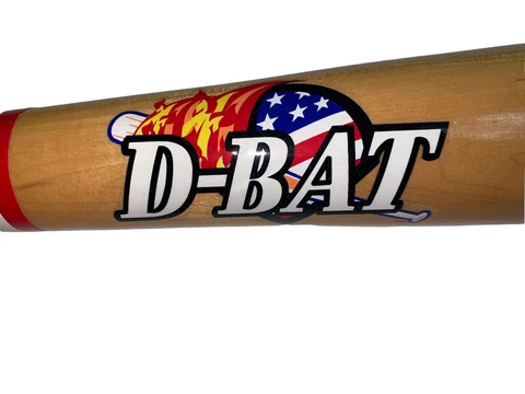 NEW D Bat Wood Bat Texas Rangers 34" 32 oz Gold Baseball Personalized Gary Brown Cover