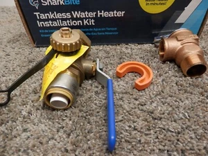 SHARKBITE Tankless Water Heater Valve Push to Connect Cold water ,Relief Valve - Picture 1 of 3