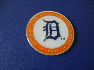 Moneda de desafío 2017 Detroit Tigers MLB Honors para la aplicación de la ley - Imagen 1 de 2