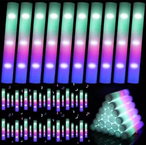 60 PCS Foam Light up Sticks Mini Glow Sticks For Party Supplies - Picture 1 of 4