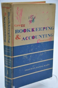 Gregg Bookkeeping & Accounting 3rd Edition - Freeman, Hanna, Kahn (HC, 1963) - Picture 1 of 11