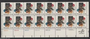 US #1758 1978 15c Plate Number Block of 20 Photography Camera Lightbulb MNH - Picture 1 of 1