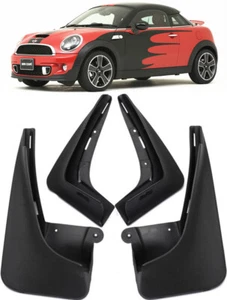 Genuine Molded Splash Guards Mud Flaps For 2010-2015 MINI Coupe R58 Roadster R59 - Picture 1 of 12