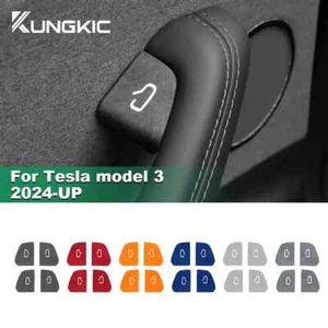 Door Switch Patch Suede Interior Sticker Accessories For Tesla Model 3 Highland - Picture 1 of 14