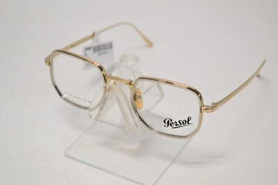 NUEVAS Gafas Persol Titanio Japón PO5006VT 8005 45/20/145 Dorado/Plateado Foto 1 de 4