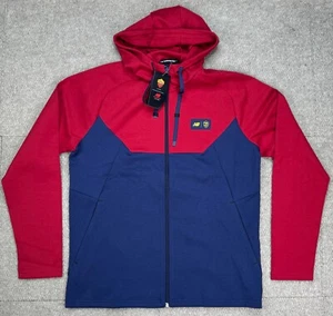 New Balance AS Roma Soccer Club Full Zip Long Sleeve Travel Hoodie Size L - Bild 1 von 13