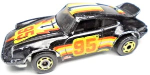 1974 HOT WHEELS P-911 PORSCHE 911 CARRERA #95 BLACK 1:64 DIECAST 2.75" RACE CAR - Picture 1 of 6