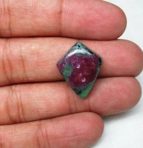 Ruby Zoisite Cabochon Fancy shape 19.80 Cts Natural Loose Gemstone E 9168 - Picture 1 of 5