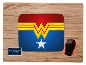 WONDER WOMAN LOGO DESIGN  MOUSEPAD MOUSE PAD HOME OFFICE GIFT DESIGN 2 - Picture 1 of 1