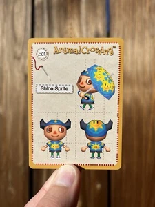 Tarjeta de lector electrónico Nintendo Animal Crossing (2002) Serie 1 - Shine Sprite - #D01 - Imagen 1 de 2