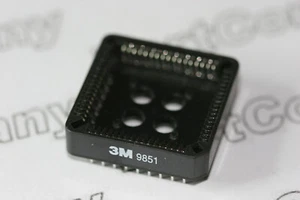 3M PLCC 68 Pin IC Socket Adapter Converter Through Hole - Picture 1 of 3