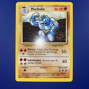 Machoke 34/102 - Base Set - 4th Print UK - 1999-2000 - Pokemon Card - Picture 1 of 4