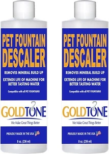 Descalcificador de fuentes GoldTone para mascotas - Hecho en EE. UU. - Solución de descalcificación universal - Imagen 1 de 4